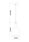 Подвесной светильник Arte Lamp ACCENTO A8115SP-1WH — фото 3