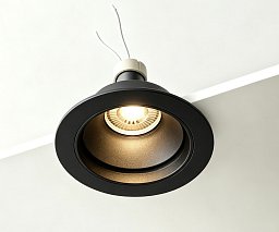 Встраиваемый светильник Kink Light Силли черный 2182,19