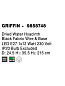 9858748 GRIFFIN Novaluce светильник LED E27 1x12Вт 230В IP20