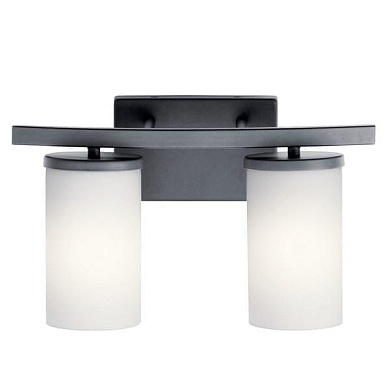 Crosby 2 Light Vanity Light Black настенный светильник 45496BK Kichler