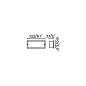 72093 STRIPE White grey recessed lamp 2L встраиваемый светильник Faro barcelona — фото 3