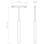 Трековый светильник 48 В Astro Lighting Can 30 Pendant 48V Track DALI матовый белый — фото 3