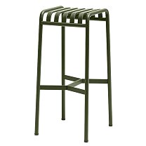 Palissade Bar Stool, сталь, порошковая окраска, оливковый