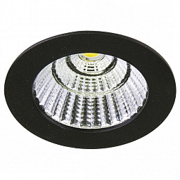 212417 Lightstar Soffi 11 встраиваемый потолочный светильник с зеркальным отражателем черный