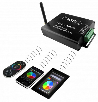 контроллер-диммер с Wi-Fi управлением