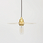 FR-2822 Geometric Frama Подвес светильник круг латунь средний — фото 2