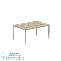 СТОЛ U-NITE 150X100CM SAND С КЕРАМИЧЕСКОЙ СТОЛЕШНИЦЕЙ TRAVERTINO Royal Botania