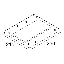PLASTERKIT 127 Delta Light OPTIONS монтажная рамка увеличенного формата для встроенного светильника