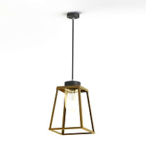 Lampiok 2 N° 2; Clear glass E27 52W; Tinted lacquered brass