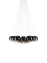 RANDOM CLOUD PENDANT 19 LIGHTS D.23 CM / GLOSSY SMOKE 3000K