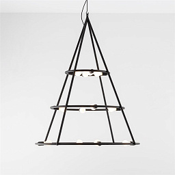 1085030A Artemide El Poris подвесной светильник пирамидальной формы с несколькими источниками света