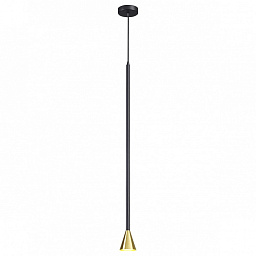 3884/1GB Odeon Light Pipa подвесной светильник конусный чёрный