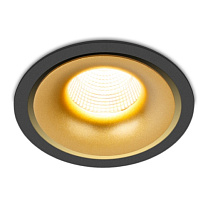 Потолочные светодиодные светильники Led technology SFERA R 11.30 W NO DIM черный + золотой