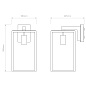 1354004 Box Lantern 350 Astro lighting настенный светильник текстурированный чёрный — фото 3