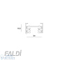 Шинопровод POWER TRACK x1 Faldi однофазный шинопровод — фото 1