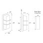 Уличный настенный светильник Ice Cubic rectangular Moretti Luce 3415 — фото 8