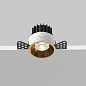Round Maytoni встраиваемый светильник DL058-7W4K-TRS-BS латунь