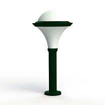 Dallas N° 7; Opal polycarbonate E27 75W; Fir green