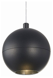 ST354.433.12 ST-Luce Skyline 48 магнитный трековый светильник чёрного цвета с корпусом сферической формы 48V