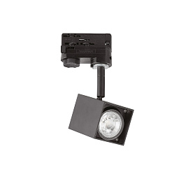 229782 Ideal lux Mouse трековый спот черного цвета с регулируемым направлением света для трехфазной трековой системы Eutrac 3Phase