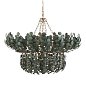 Люстра Arteriors Bilal, кокосовая скорлупа цвета эвкалипта — фото 3