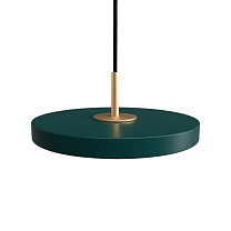 Asteria Micro Forest Green w. Dim 15 x 5,7cm, 2.7m cordset