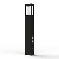 Tetra N° 4; Clear polycarbonate E27 70W Plug; Dark grey