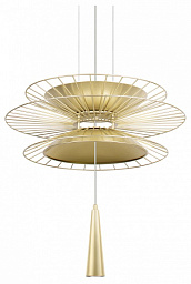 10141B/400 Gold Loft It Star подвесной светильник с декоративными дисками золотого цвета