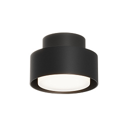 C092CL-GX53-B Maytoni Space потолочный цилиндрический светильник черного цвета