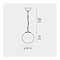 Подвесной светильник Fontana Arte Globo di Luce Medium — фото 4