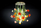 FLOWER POWER NEW POPPY ROUND Светодиодный потолочный светильник из муранского стекла VGnewtrend — фото 2