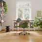 4055737331695 Eames Vitra Кресло офисное на колесиках, черное, полностью обитое — фото 3