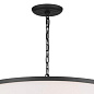 Heddle 6 Light Chandelier Textured Black люстра 52466BKT Kichler — фото 7
