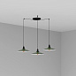 62805-3L LANG GREEN PENDANT LAMP E27 3L подвесной светильник Faro barcelona