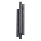 Уличный настенный светильник Arteriors Punch Oversized Outdoor, состаренный графит — фото 5