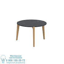 СТОЛИК ДЛЯ ЧАЯ Ø 60 СМ В40 КЕРАМИКА NERO MARQUINA Royal Botania