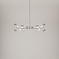 E565.12C70SWC Tooy Linfa SP LED 20L современный подвесной светильник на 20 ламп белый; прозрачный; дымчатый; матовый титан — фото 1