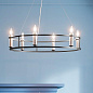 Rosalind 33.25" 6 Light Chandelier Black люстра 52490BK Kichler — фото 5