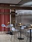 Muuto Fiber Барный стул Tube Bar Stool со спинкой, 75 см, серый FIBABTUN03031 — фото 6