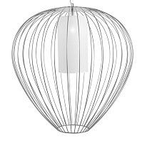 Cell SE613EXT, Ø84 см, белый каркас, абажур из опалового акрила, уличный, IP65