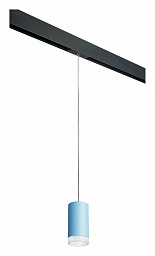 PRORP43530 Lightstar Rullo подвесной светильник с цилиндрическим плафоном голубого оттенка для однофазного шинопровода