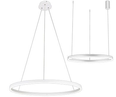 Подвесной светильник Kink Light Тор белый d100 08228,01A(4000K)