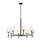 Ali 38.5" 8 Light Chandelier Black люстра 52502BK Kichler — фото 7