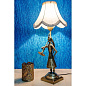 Hand Crafted Brass Indian Village Style Bed Side Lamp настольная лампа FOS Lighting Been-Kamal-TL1