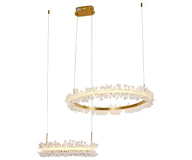 Люстра Kink Light Лаура латунь d40+60 08245,36PA(4000K)