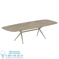 EXES СТОЛ 300X120CM АЛЮМИНИЕВЫЕ НОЖКИ ГРИБ - КЕРАМИЧЕСКАЯ СТОЛ TERRA SABBIA Royal Botania