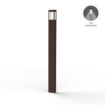 Tetra N° 5; Clear polycarbonate Built-in LED 2700°K warm white SYM 12W; Old rustic