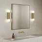 Настенный светильник Astro Lighting Ortona Twin матовый брашированный латунь — фото 6