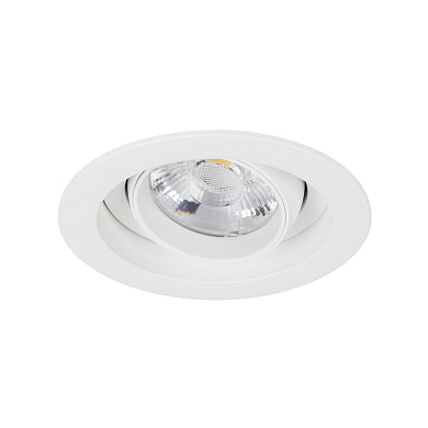 056564 Arlight Светильник MS-VORTEX-BUILT-R90-12W Warm3000 (WH-WH, 20 deg, 230V)