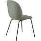 10059017 GUBI The GamFratesi Collection Beetle Обеденный стул Beetle, черный, PG2, Li.Bouclé 012 — фото 2